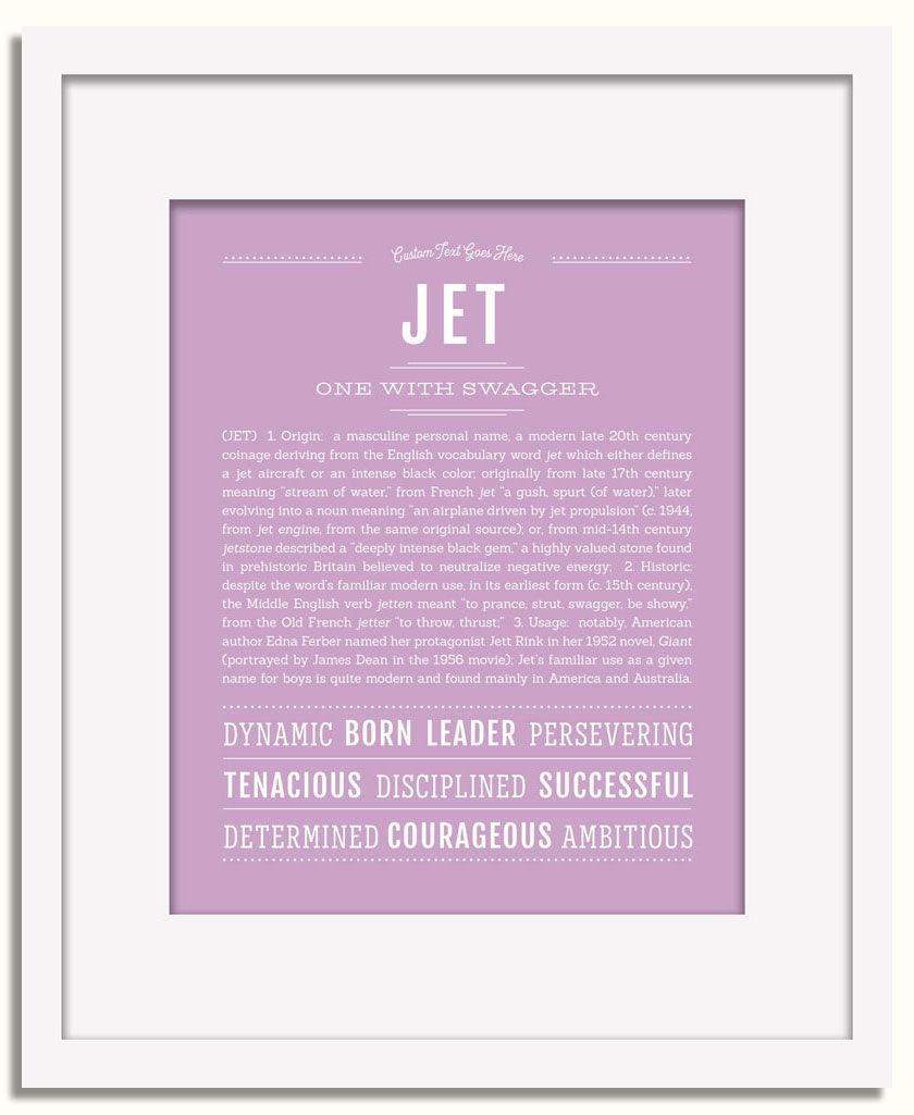 Frame Options | Lilac | White Frame, Matted