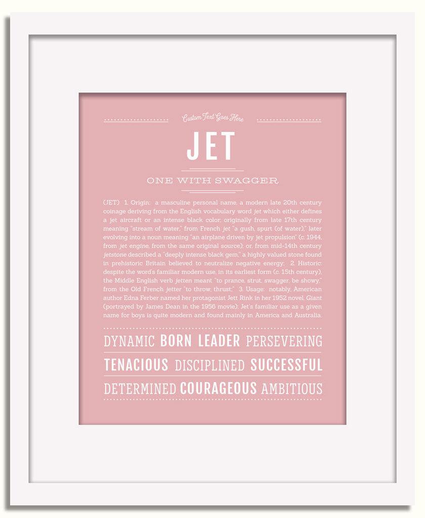 Frame Options | Dusty Rose | White Frame, Matted