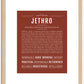 Jethro | Name Art Print