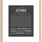 Jethro | Name Art Print