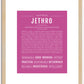 Jethro | Name Art Print