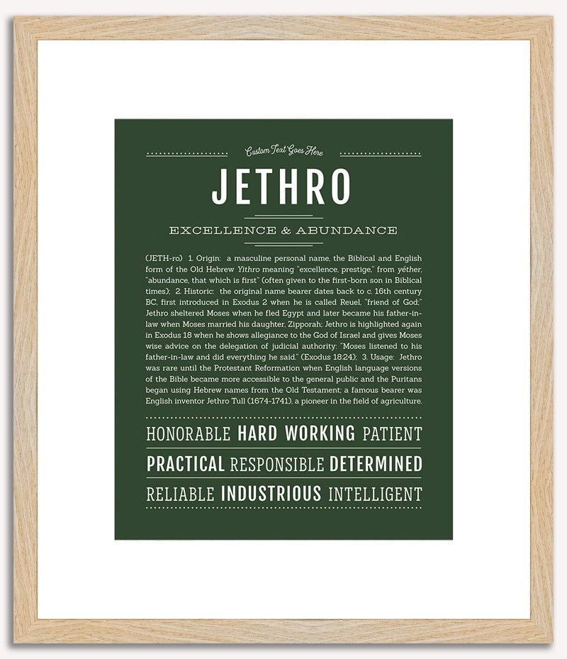 Jethro | Name Art Print