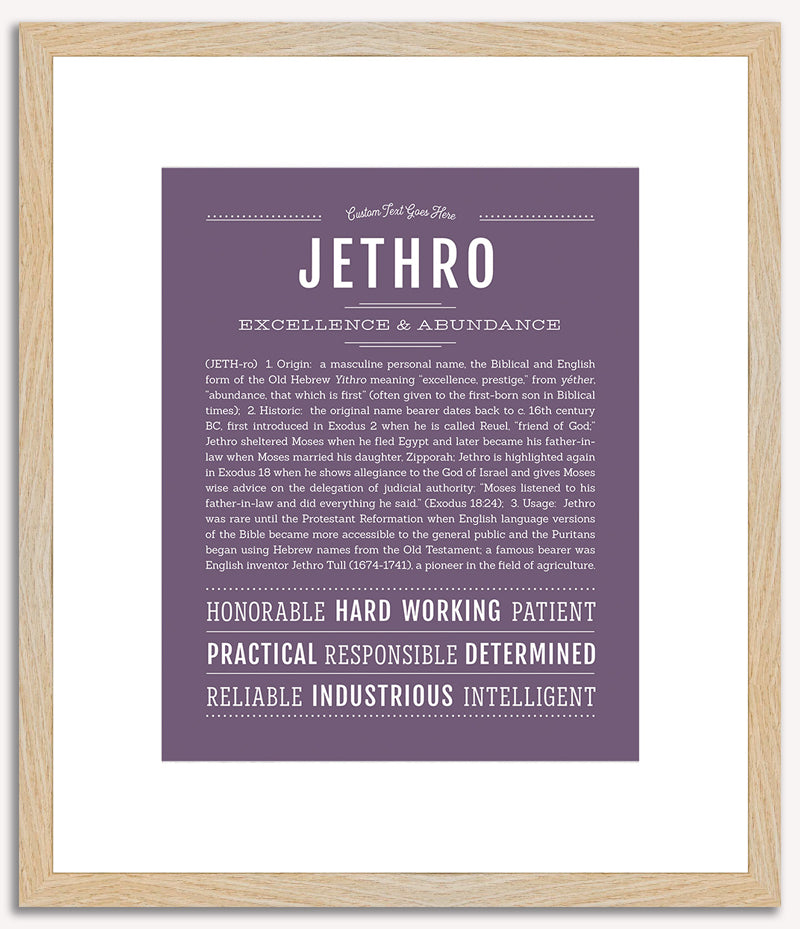 Jethro | Name Art Print