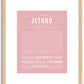 Jethro | Name Art Print