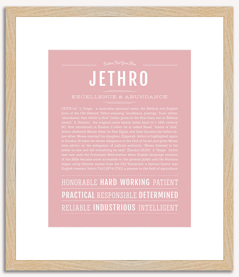 Jethro | Name Art Print