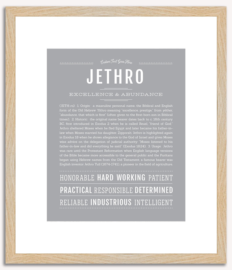 Jethro | Name Art Print