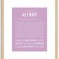 Jethro | Name Art Print