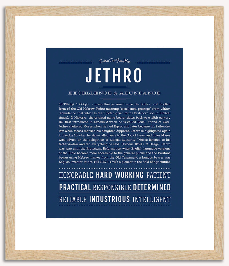 Jethro | Name Art Print