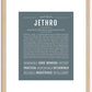 Jethro | Name Art Print