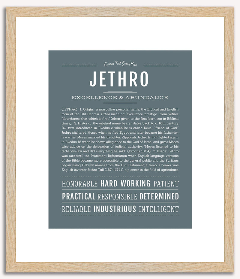 Jethro | Name Art Print