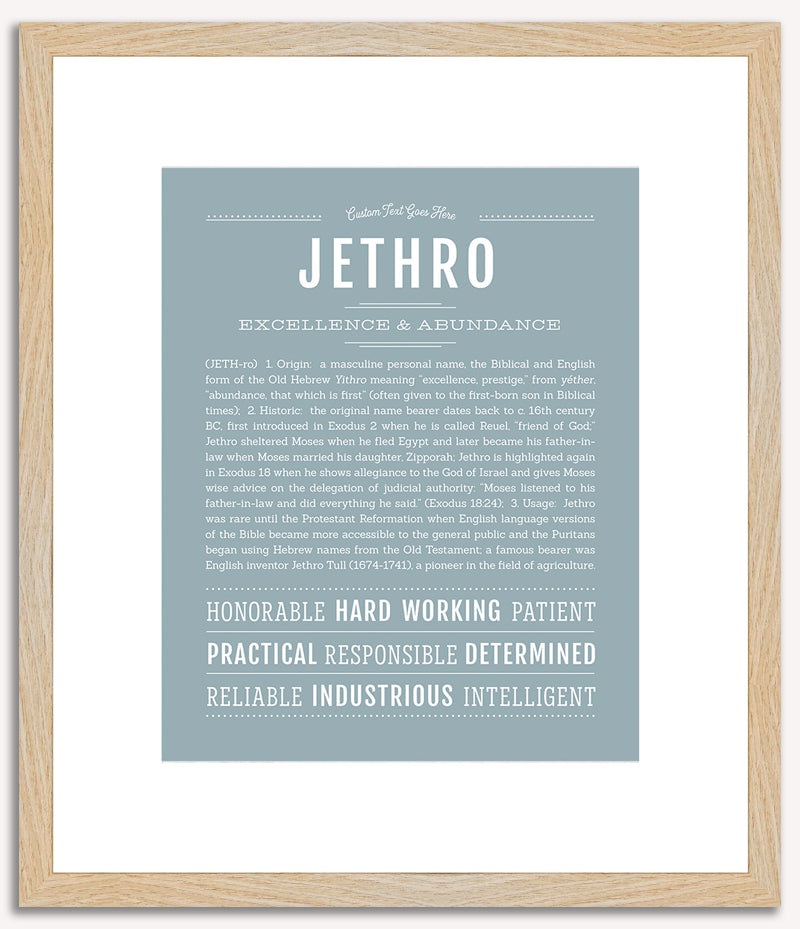 Jethro | Name Art Print