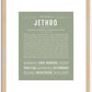 Jethro | Name Art Print