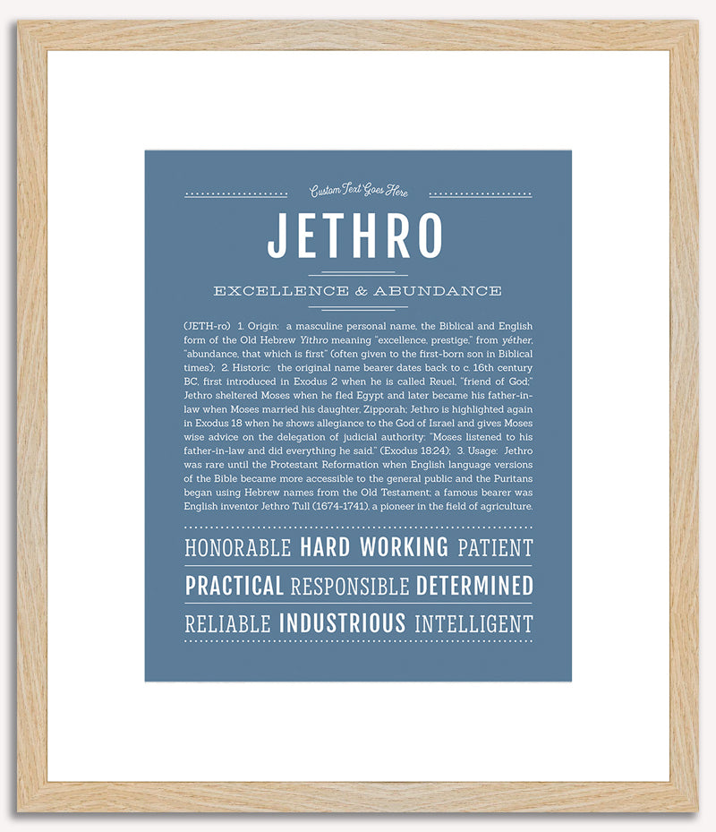 Jethro | Name Art Print