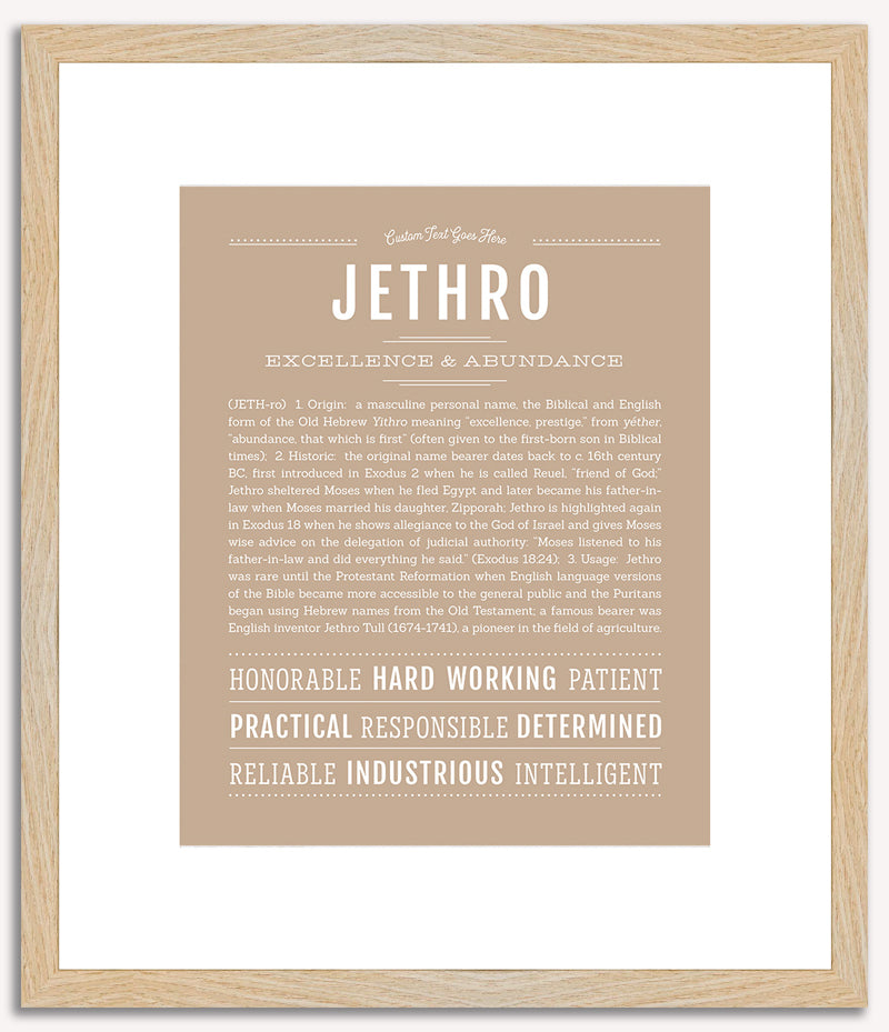 Jethro | Name Art Print