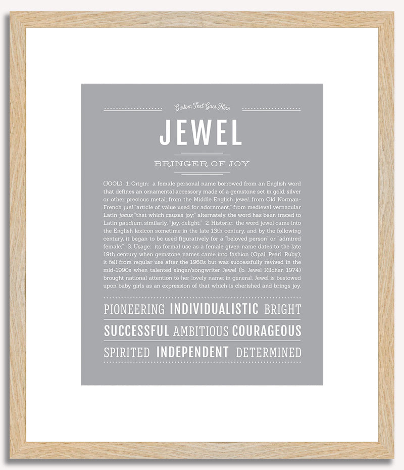 Jewel | Name Art Print