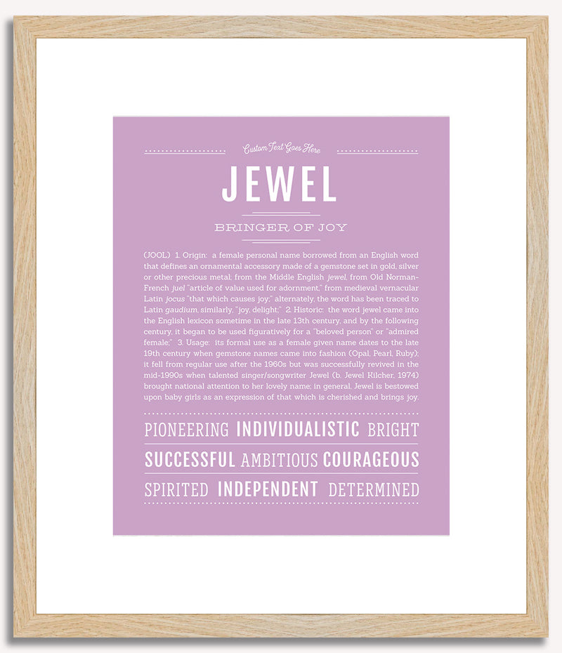 Jewel | Name Art Print