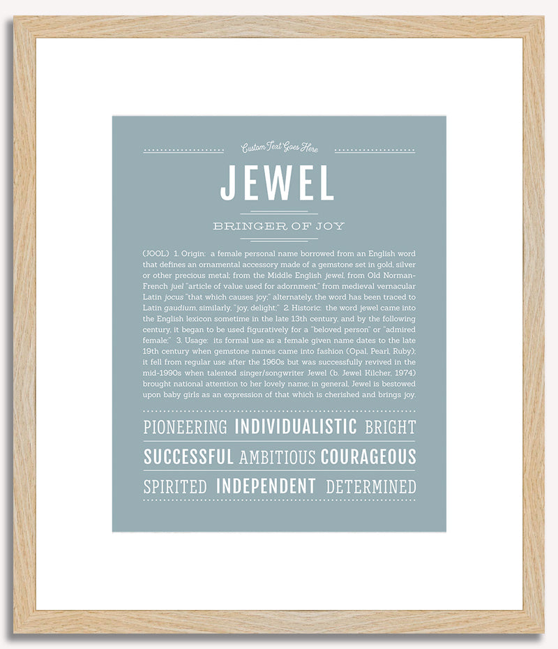 Jewel | Name Art Print