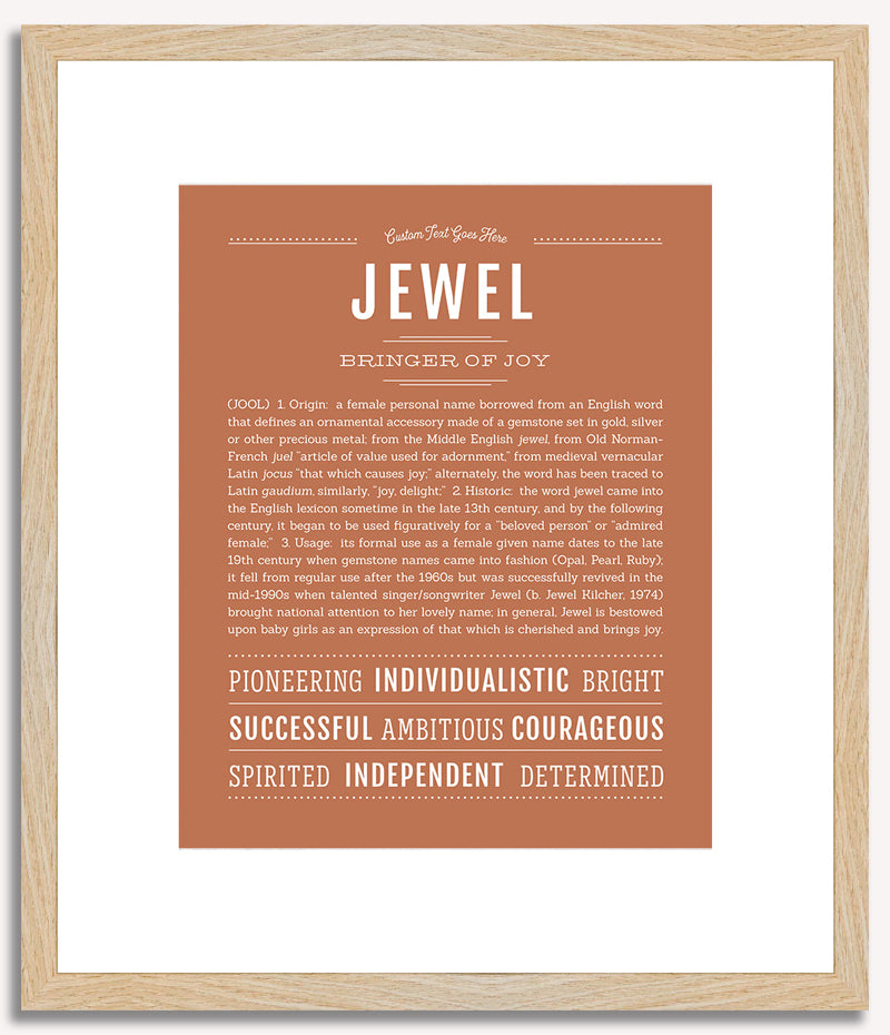 Jewel | Name Art Print