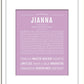 Frame Options | Lilac | White Frame, Matted