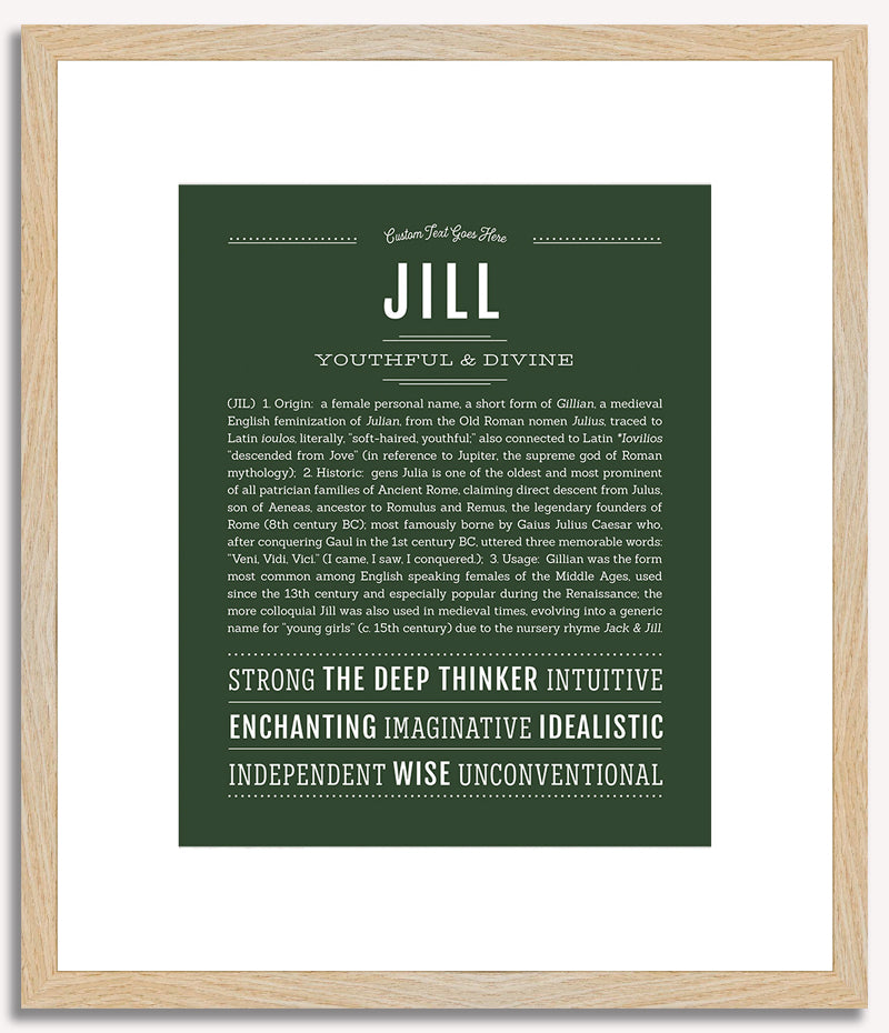 Jill | Name Art Print