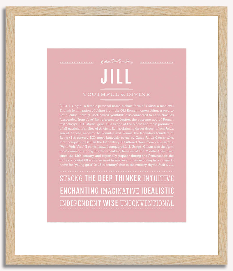 Jill | Name Art Print