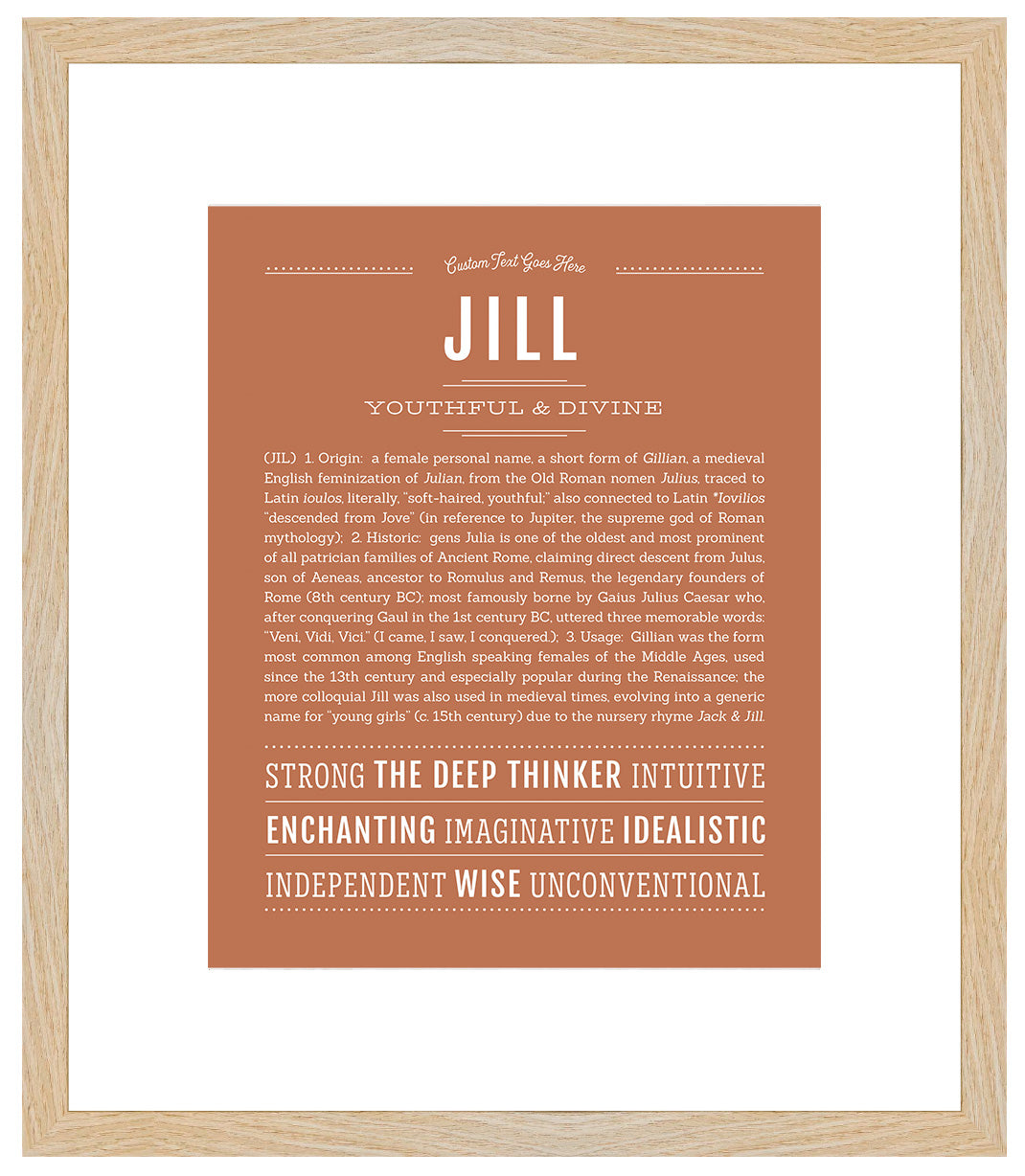 Jill | Name Art Print