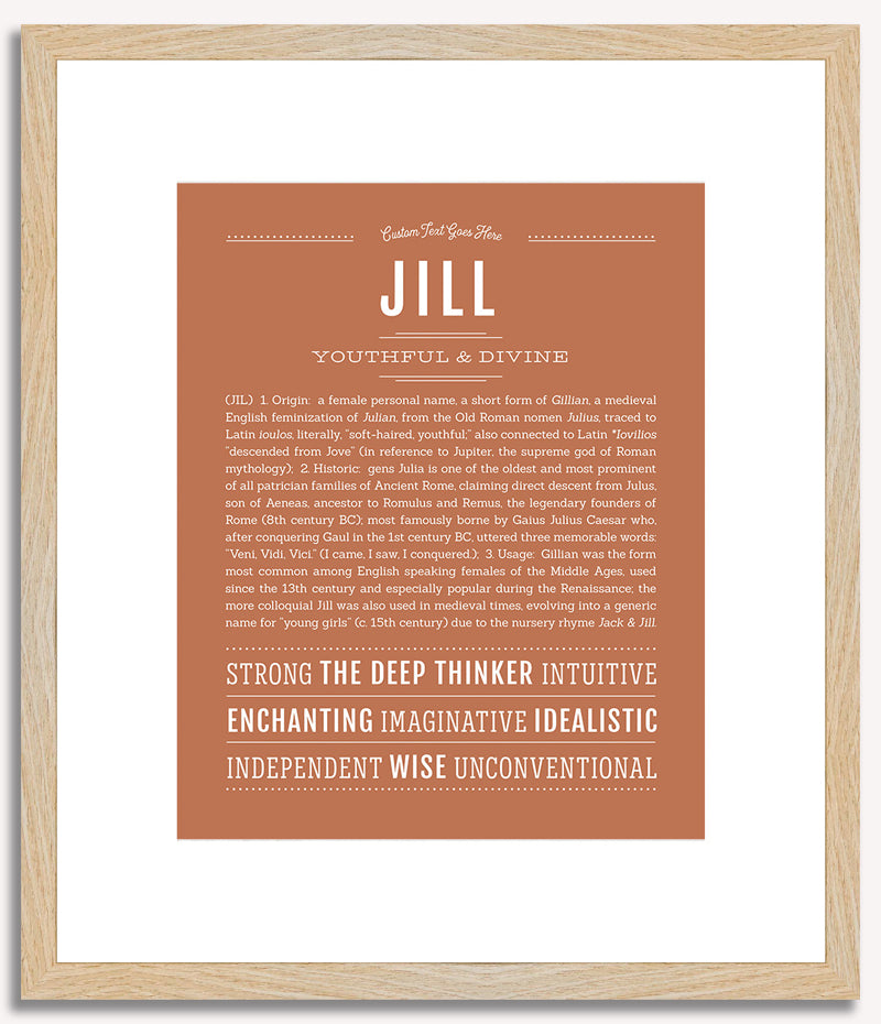 Jill | Name Art Print