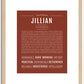 Jillian | Name Art Print