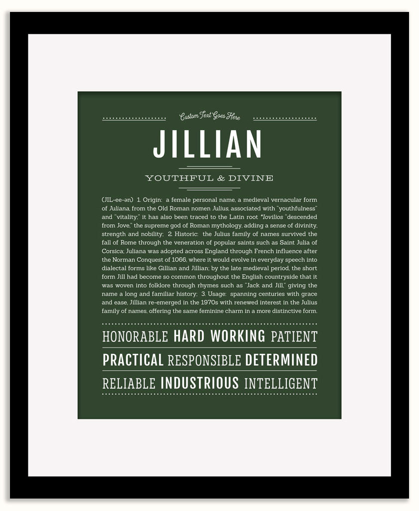 Jillian | Name Art Print