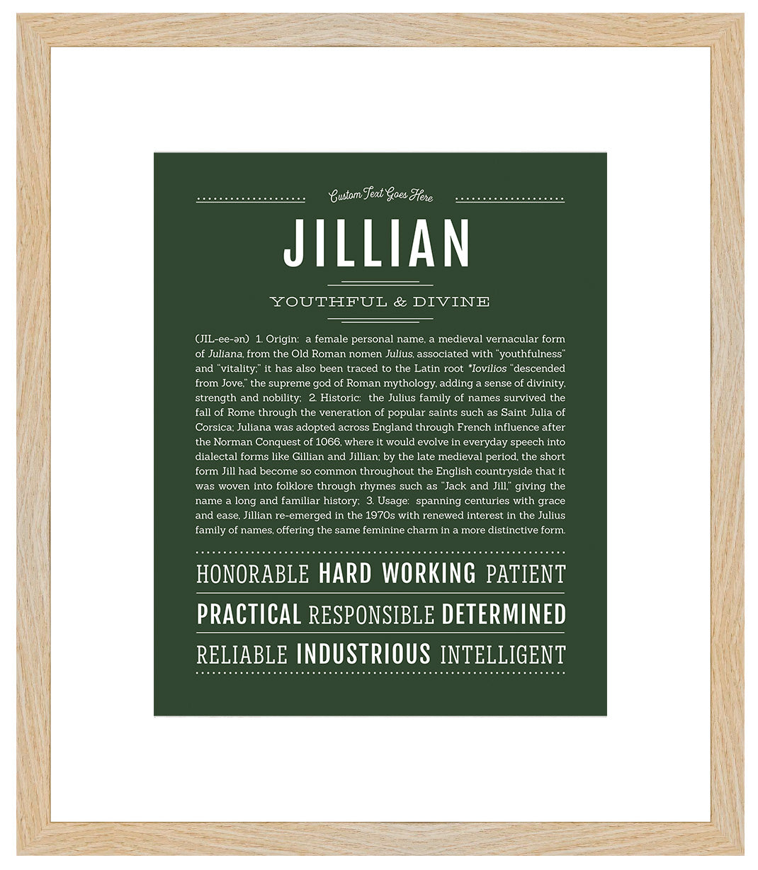 Jillian | Name Art Print