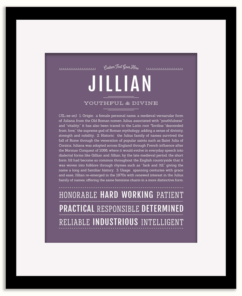 Jillian | Name Art Print