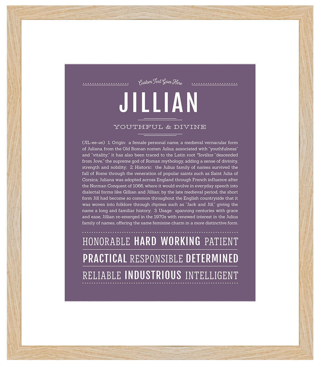 Jillian | Name Art Print