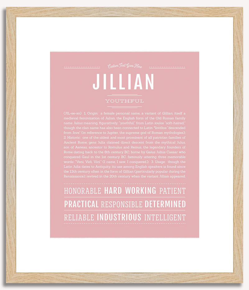 Jillian | Name Art Print