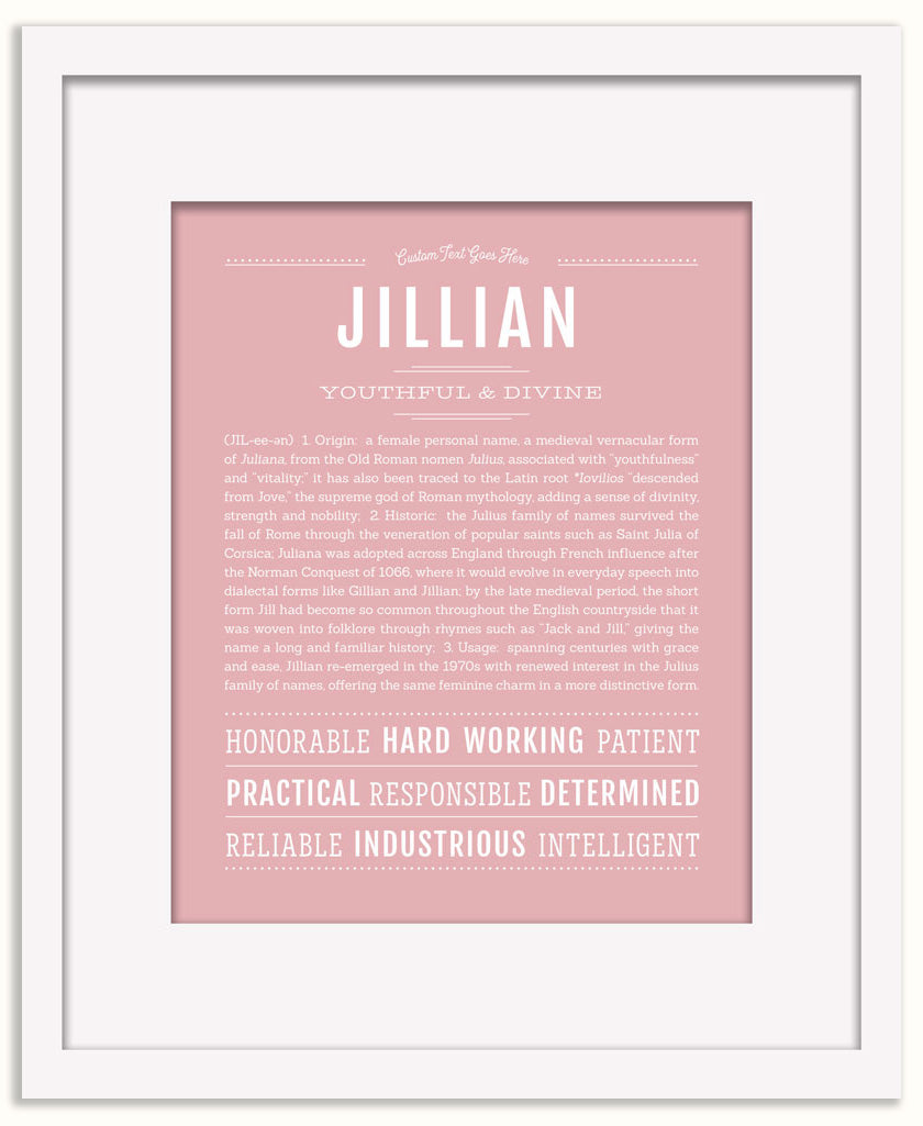 Jillian | Name Art Print