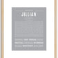 Jillian | Name Art Print