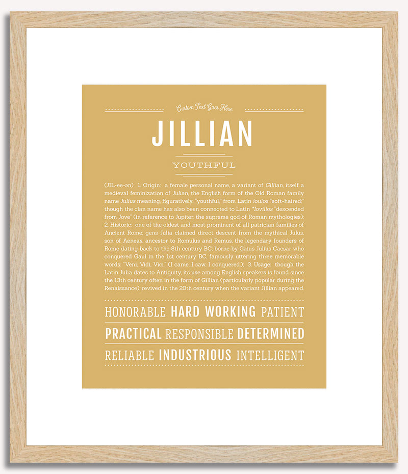 Jillian | Name Art Print