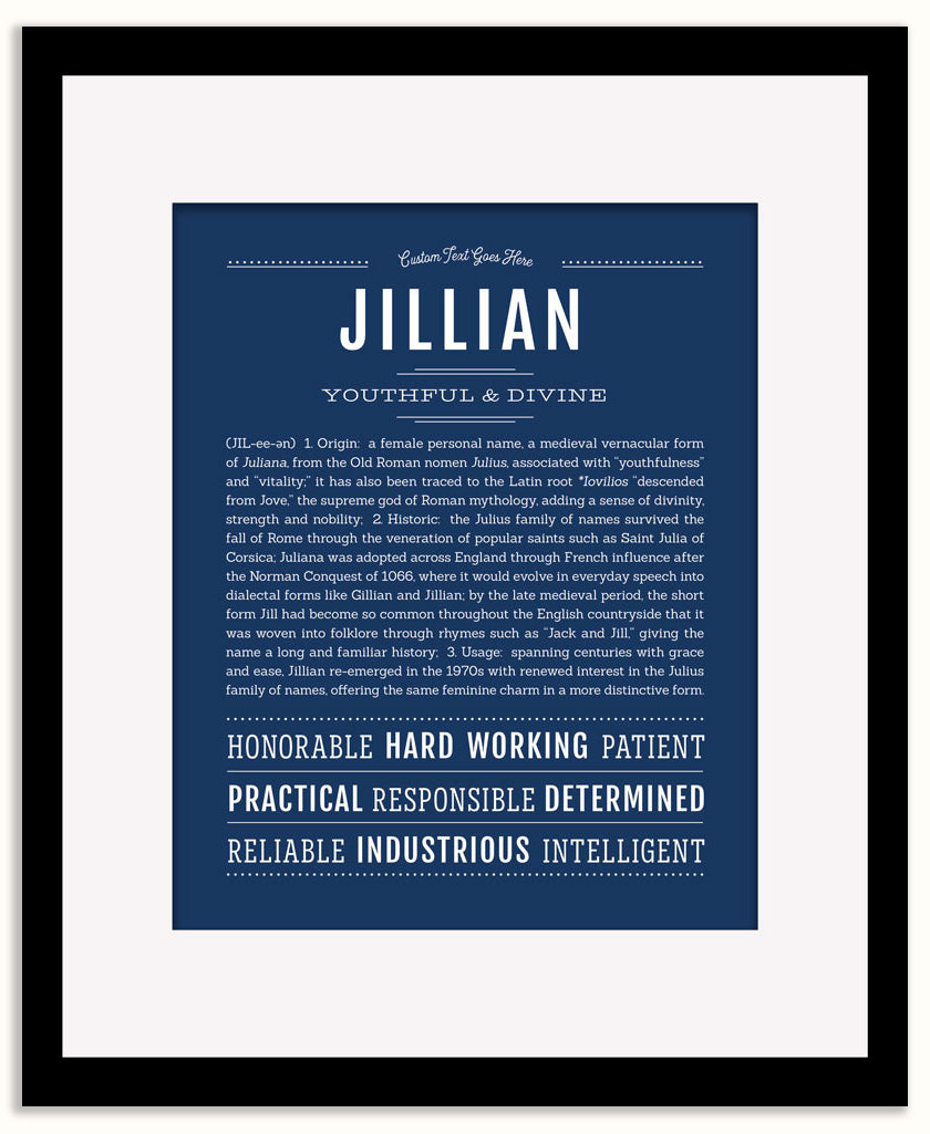Jillian | Name Art Print