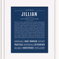 Jillian | Name Art Print