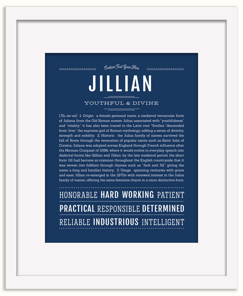 Jillian | Name Art Print