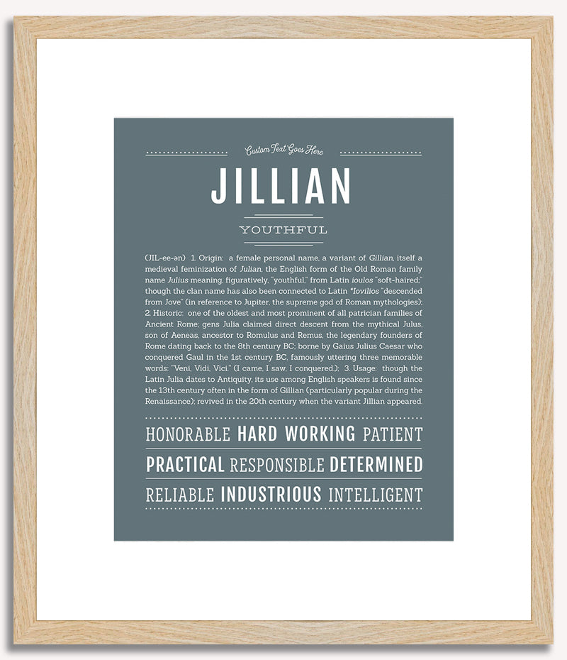 Jillian | Name Art Print