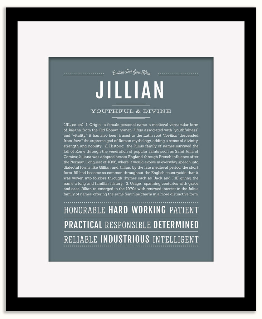 Jillian | Name Art Print