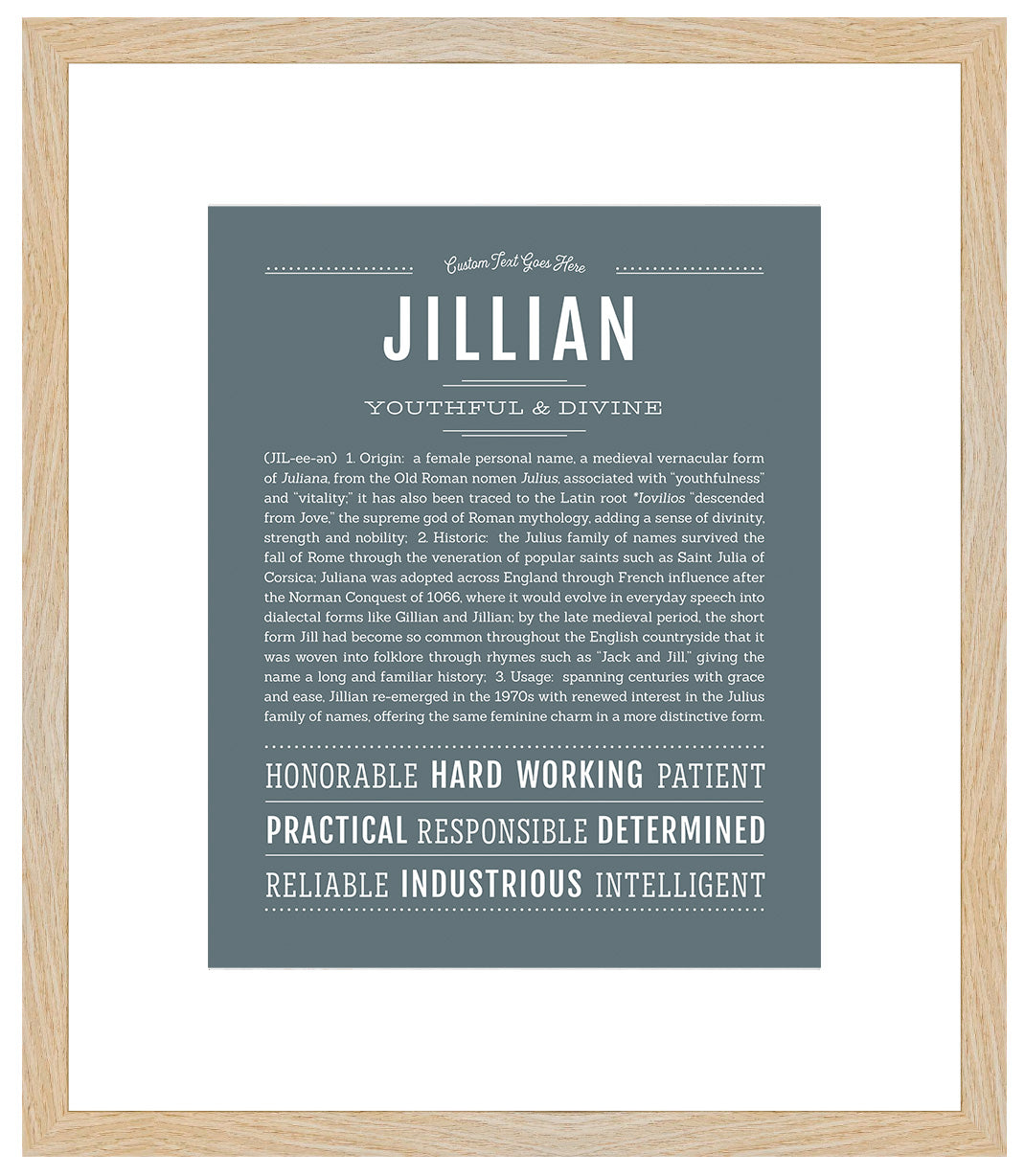 Jillian | Name Art Print