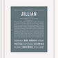 Jillian | Name Art Print
