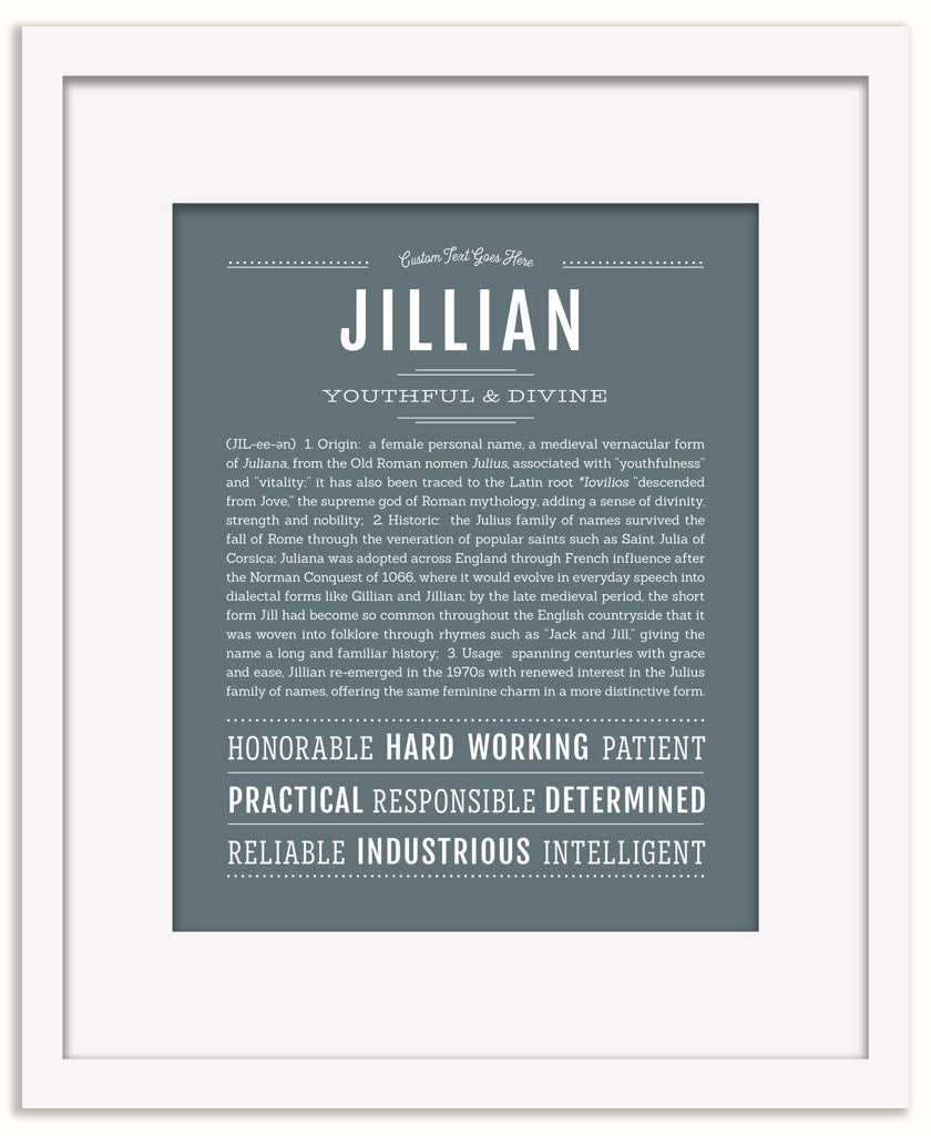 Jillian | Name Art Print