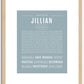 Jillian | Name Art Print