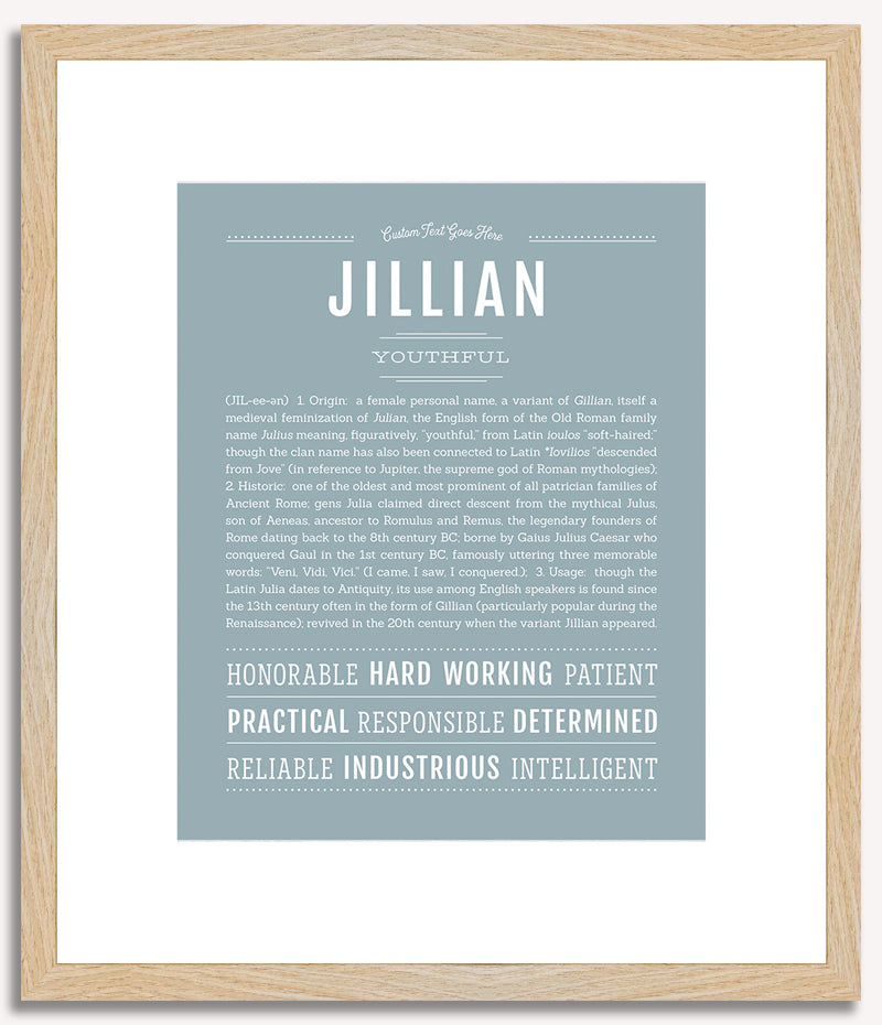 Jillian | Name Art Print