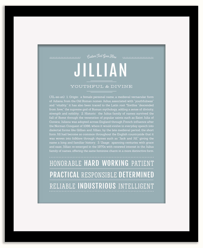 Jillian | Name Art Print