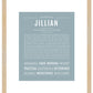 Jillian | Name Art Print