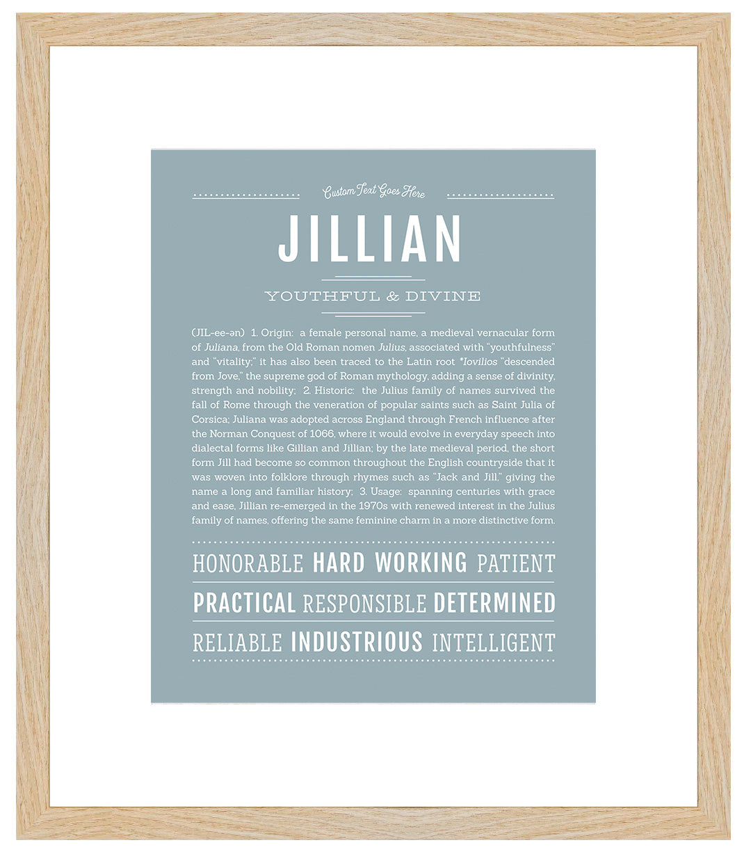 Jillian | Name Art Print