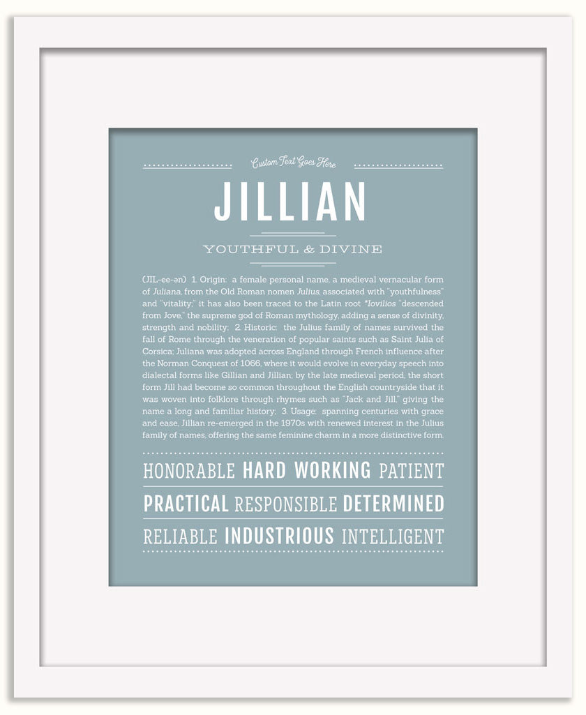 Jillian | Name Art Print
